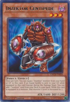 Inzektor Centipede - GRCR-EN039 - Rare 1st Edition The Grand Creators 1st Edition Singles (espanol)