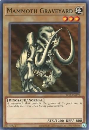 Mammoth Graveyard - LOB-EN009 - Common Unlimited (25th Reprint) Legend of Blue Eyes White Dragon 25th Anniversary