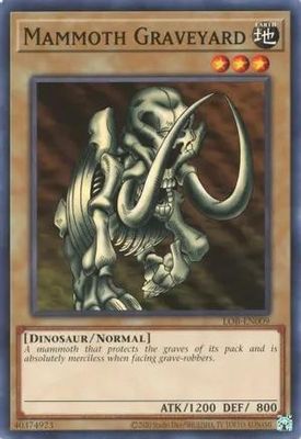 Mammoth Graveyard - LOB-EN009 - Common Unlimited (25th Reprint) Legend of Blue Eyes White Dragon 25th Anniversary