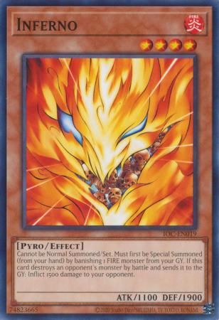 Inferno - IOC-EN019 - Common Unlimited (25th Reprint) Invasion of Chaos 25th Anniversary Singles