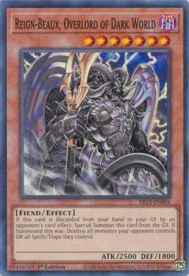 Reign-Beaux, Overlord of Dark World - SR13-EN004 - Common 1st Edition Structure Deck: Dark World [SR13] 1st Edition Singles