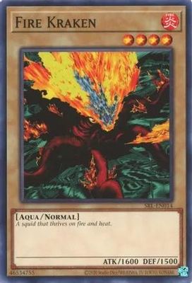 Fire Kraken - SRL-EN014 - Common Unlimited (25th Reprint) Spell Ruler 25th Anniversary Singles