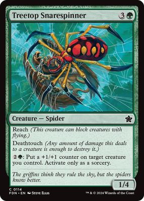 Treetop Snarespinner - Foundations (Foil) Foundations 0114