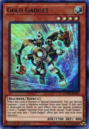 Gold Gadget - DUPO-EN043 - Ultra Rare 1st Edition Duel Power 1st Edition Singles
