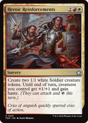 Heroic Reinforcements - Foundations (Foil) Foundations 0241