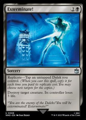 Exterminate! 0068 Doctor Who Commander Singles