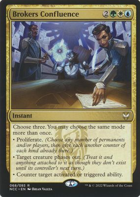 Brokers Confluence 068/093 Streets of New Capenna Commander Singles