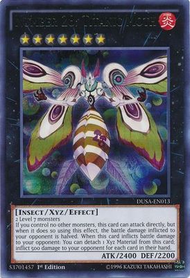 Number 28: Titanic Moth - DUSA-EN013 - Ultra Rare 1st Edition Duelist Saga 1st Edition Singles