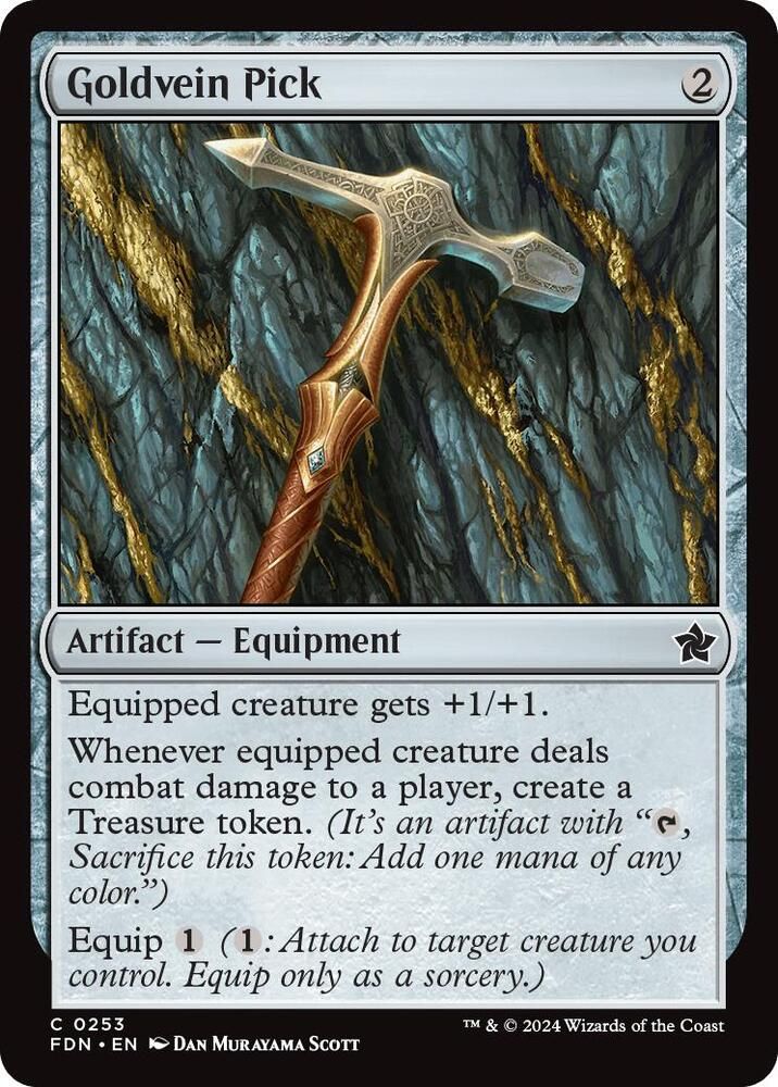 Goldvein Pick - Foundations (FOIL) Foundations 0253