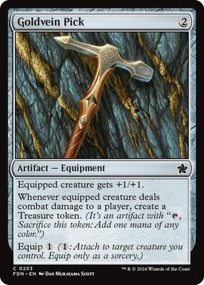 Goldvein Pick - Foundations (FOIL) Foundations 0253