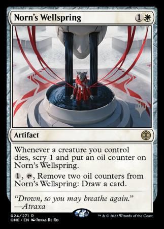 Norn&#39;s Wellspring 024/271 - Silver Stamped Phyrexia All Will Be One Promos