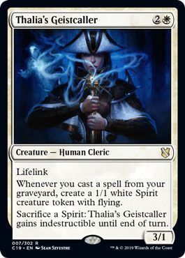 Thalia&#39;s Geistcaller 007/302 Commander 2019 Singles