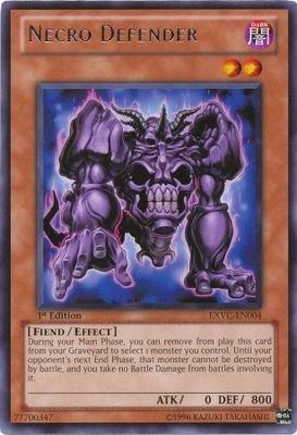 Necro Defender - EXVC-EN004 - Rare 1st Edition Extreme Victory 1st Edition Singles