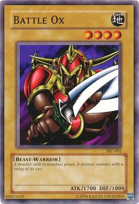 Battle Ox - SKE-002 - Common Unlimited Starter Deck: Kaiba Evolution [SKE] Unlimited Singles