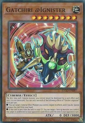 Gatchiri @Ignister - ETCO-EN097 - Super Rare 1st Edition Eternity Code 1st Edition Singles