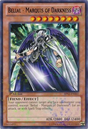 Belial - Marquis of Darkness - BP02-EN061 - Mosaic Rare 1st Edition Battle Pack 2: War of the Giants Mosaic Rare 1st Edition Singles