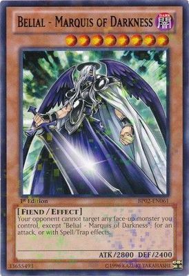 Belial - Marquis of Darkness - BP02-EN061 - Mosaic Rare 1st Edition Battle Pack 2: War of the Giants Mosaic Rare 1st Edition Singles