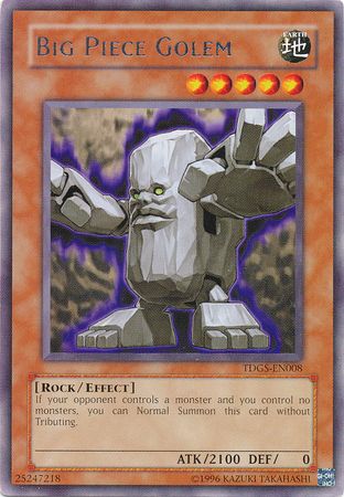 Big Piece Golem - TDGS-EN008 - Rare Unlimited The Duelist Genesis [TDGS] Unlimited Singles