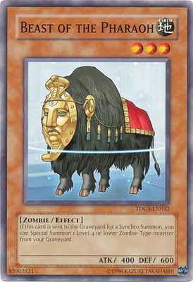 Beast of the Pharaoh - TDGS-EN032 - Common Unlimited The Duelist Genesis [TDGS] Unlimited Singles