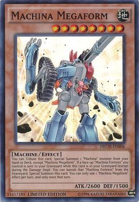 Machina Megaform - NECH-ENS06 - Super Rare 1st Edition The New Challengers (NECH) 1st Edition Singles