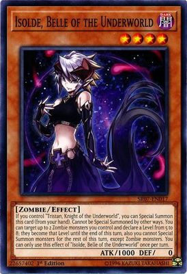 Isolde, Belle of the Underworld - SR07-EN017 - Common 1st Edition Structure Deck: Zombie Horde Singles (espanol)