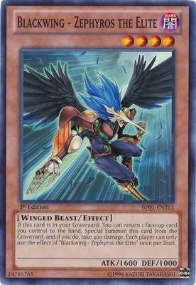 Blackwing - Zephyros the Elite - BP01-EN215 - Common 1st Edition Battle Pack: Epic Dawn 1st Edition Singles