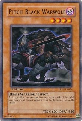 Pitch-Black Warwolf - RDS-EN026 - Common 1st Edition Rise of Destiny [RDS] 1st Edition Singles