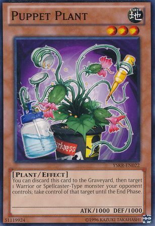 Puppet Plant - YSKR-EN022 - Common Unlimited Starter Deck: Kaiba Reloaded Unlimited Singles