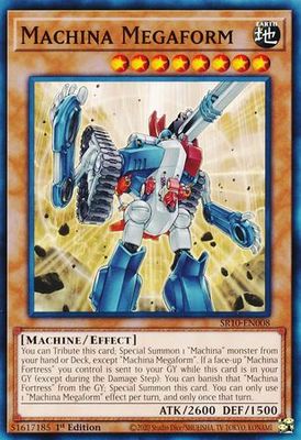 Machina Megaform - SR10-EN008 - Common 1st Edition Structure Deck: Mechanized Madness 1st Edition Singles