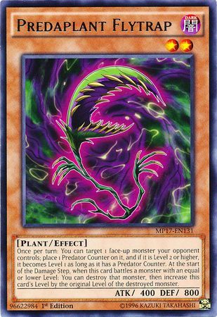 Predaplant Flytrap - MP17-EN131 - Rare 1st Edition 2017 Mega-Tins 1st Edition Singles