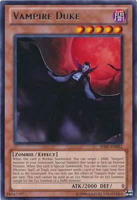 Vampire Duke - SHSP-EN082 - Rare Unlimited Shadow Specters Unlimited Singles