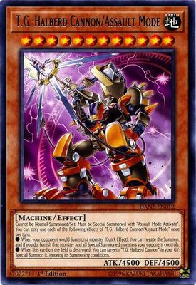 T.G. Halberd Cannon/Assault Mode - DANE-EN012 - Rare 1st Edition Dark Neostorm 1st Edition Singles