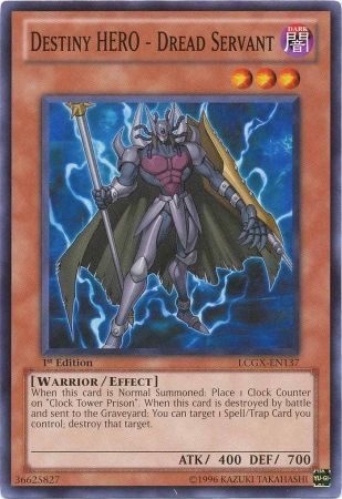 Destiny Hero - Dread Servant - LCGX-EN137 - Common 1st Edition Legendary Collection 2 1st Edition Singles