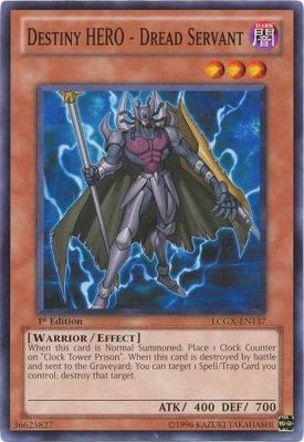 Destiny Hero - Dread Servant - LCGX-EN137 - Common 1st Edition Legendary Collection 2 1st Edition Singles