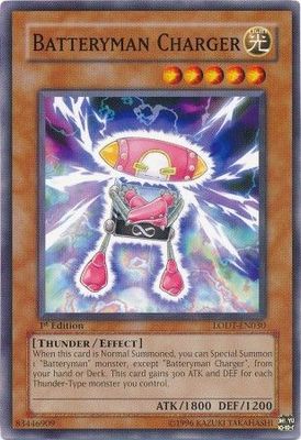 Batteryman Charger - LODT-EN030 - Common 1st Edition Light of Destruction [LODT] Singles