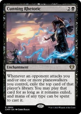 Cunning Rhetoric 0864 Commander Masters Singles