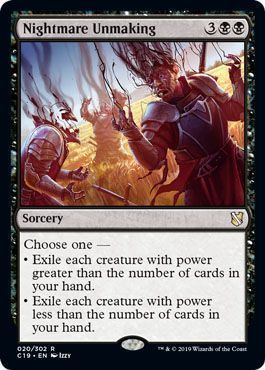 Nightmare Unmaking 020/302 Commander 2019 Singles