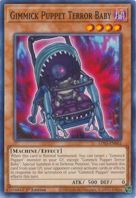 Gimmick Puppet Terror Baby - LDS3-EN062 - Common 1st Edition Legendary Duelists: Season 3 [LDS3] 1st Edition Singles
