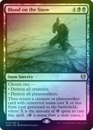 Blood on the Snow 079/285 - Foil Kaldheim Foil Singles