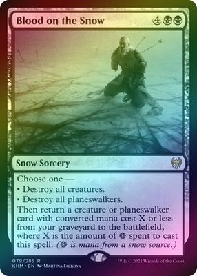 Blood on the Snow 079/285 - Foil Kaldheim Foil Singles