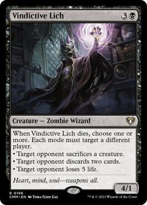 Vindictive Lich 0196 Commander Masters Singles