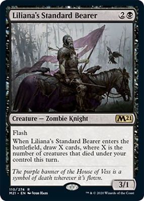 Liliana&#39;s Standard Bearer 110/274 Magic 2021 (M21) Singles