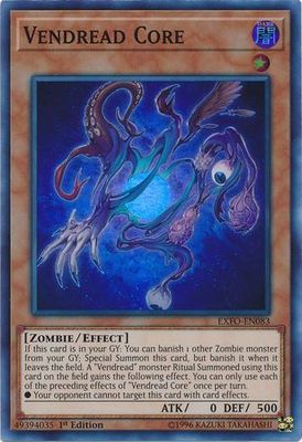 Vendread Core - EXFO-EN083 - Super Rare 1st Edition Extreme Force [EXFO] 1st Edition Singles (espanol)