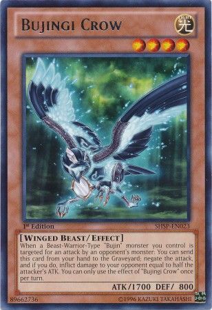 Bujingi Crow - SHSP-EN023 - Rare 1st Edition Shadow Specters 1st Edition Singles