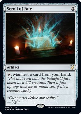 Scroll of Fate 058/302 Commander 2019 Singles