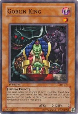 Goblin King - AST-031 - Common 1st Edition Ancient Sanctuary [AST] 1st Edition Singles