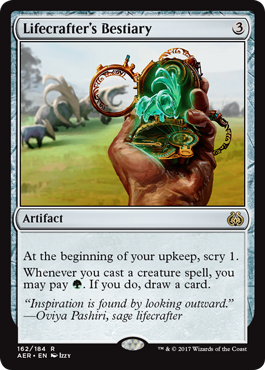 Lifecrafter&#39;s Bestiary 162/184 Aether Revolt Singles