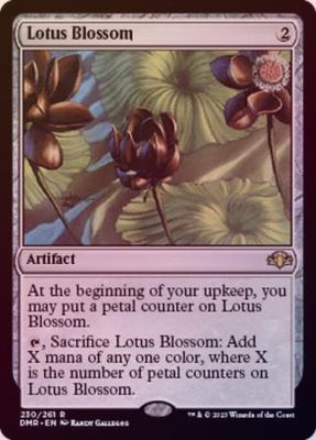 Lotus Blossom 230/261 - Foil Dominaria Remastered Foil Singles