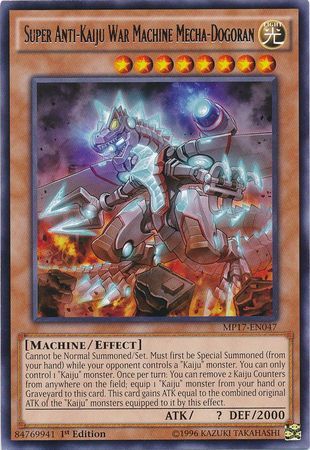 Super Anti-Kaiju War Machine Mecha-Dogoran - MP17-EN047 - Rare 1st Edition 2017 Mega-Tins 1st Edition Singles