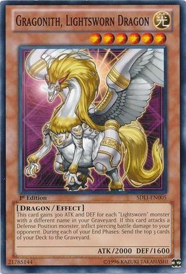 Gragonith, Lightsworn Dragon - SDLI-EN005 - Common 1st Edition Structure Deck: Realm of Light 1st Edition Singles (espanol)